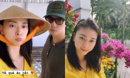 Huy Trần theo Ngô Thanh Vân về quê vợ ăn Tết, 'đả nữ màn ảnh' khoe nhan sắc rạng ngời với áo bà ba 