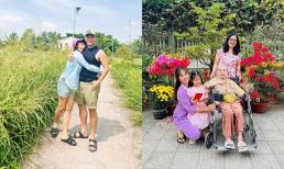 Lê Phương cùng gia đình hào hứng khi về quê, khoe sắc vóc 4 thế hệ liền gây sốt vì đúng chuẩn 'cực phẩm'