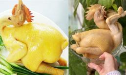 Bí quyết luộc gà không nứt da, rơi chân, chín vừa tới 