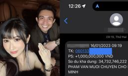 Đại gia Minh Nhựa được bố thưởng Tết 1 tỷ, khoe số tài khoản hơn 34 tỷ khiến bao người ngưỡng mộ