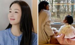 'Nữ hoàng nước mắt' Choi Ji Woo khoe con gái cưng gần 3 tuổi vào dịp Tết Nguyên đán