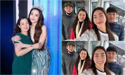 Hoa hậu Lương Thùy Linh hiếm hoi cho mẹ là 'Giám đốc kho bạc' lên sóng