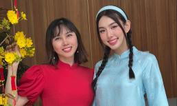 Đăng ảnh bên Thùy Tiên ngày Tết, mẹ của nàng Hậu phải giải thích đủ thị phi liên quan đến con 