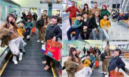 Con trai riêng của quay phim Trần Mạnh Hùng xuất ngoại du Xuân cùng gia đình MC Hoàng Linh