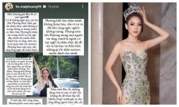 Hoa hậu Mai Phương đăng tâm thư xin lỗi sau mọi thị phi: 'Bản thân vẫn vô tư và đôi khi ngốc nghếch'