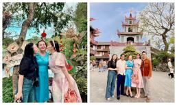 Nàng dâu mới Lê Âu Ngân Anh bên mẹ chồng, nhìn cử chỉ đủ hiểu được yêu thương nhường nào