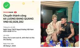 Ngân 98 gửi lời chúc mừng sinh nhật kèm quà hiện kim cho Lương Bằng Quang mà dân tình sốc tột độ