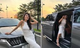 Á hậu Thảo Nhi Lê tậu xe mới sau Tết
