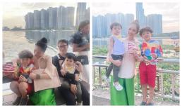 Dương Cẩm Lynh đưa hai con vi vu ngày Tết, nhan sắc gây mê dù trải qua nhiều biến cố