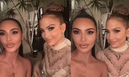 Kim Kardashian và Jennifer Lopez khoe làn da không tì vết tại bữa tiệc toàn sao