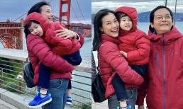 Hoàng Oanh cùng con trai sang Mỹ thăm gia đình chồng cũ