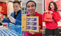 Sao Việt đua nhau mua vàng lấy may ngày vía Thần Tài