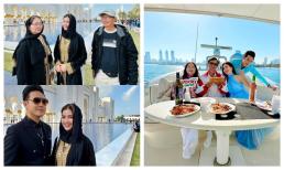 Vợ chồng Kha Ly đưa phụ huynh sang tận Dubai tổ chức sinh nhật cực sang chảnh