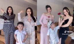 'Đọ sắc' cùng chị dâu, em chồng Tường San gây sốt vì nhan sắc 'đỉnh của chóp', lại còn giống nhau như chị em ruột