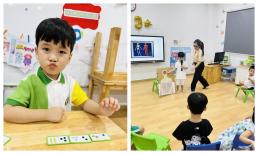 Con trai Đàm Vĩnh Hưng tự tin thuyết trình, dạn dĩ ở lớp ngoại khóa đúng chuẩn bản sao của bố