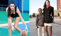 Cảm giác yêu một mỹ nữ bóng rổ cao 2,05m thế nào? Chân dài 1,32 mét, bạn trai cũ thẳng thừng nói: không thể với tới khi hôn