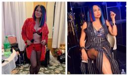 Lynda Trang Đài trung thành với gu thời trang sặc sỡ, chăm chỉ khoe thân hình chắc nuột ở tuổi U60