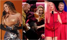 Khoảnh khắc đẹp nhất Grammys 2023: Beyonce làm nên lịch sử, Adele xúc động khi gặp Dwayne Johnson 