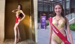 Thanh Thanh Huyền tỏa sáng khi trình diễn swimsuit, phía BTC Miss Charm phản hồi về sự cố góc quay