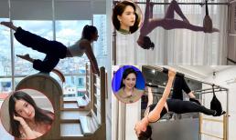 Sao Việt tập pilates: Ngọc Trinh luyện để 'độ dáng'; Mai Ngọc kiên trì 30 phút mỗi tuần