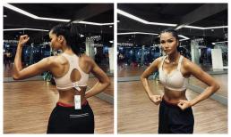 Hoa hậu H'Hen Niê khoe thân hình cuồn cuộn cơ nhưng quên xé mác áo vì lí do quá hài