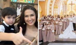 Marian Rivera làm lu mờ cả nhân vật chính khi đi đám cưới nhà người ta