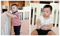 Con trai Chi Bảo khoẻ mạnh trở lại sau trận ốm 20 ngày và sút 1 kg, loạt khoảnh khắc đáng yêu gây sốt