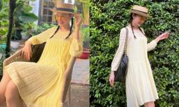 Minh Hằng lên đồ xuống phố, gây chú ý khi diện đầm 'nuốt dáng' giữa tin đồn mang thai