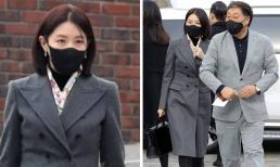 'Quốc bảo nhan sắc' Lee Young Ae xuống tóc khi đi đám cưới với chồng đại gia bằng tuổi chú