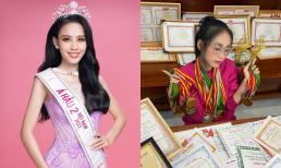 Sau Bảo Ngọc, Á hậu Ngọc Hằng cũng nối gót khoe huy chương và giấy khen, nhìn mà ai cũng choáng váng