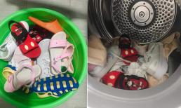 Cách giặt giày dép bằng máy giặt vừa sạch lại không bị hỏng đồ, nhanh khô