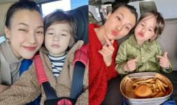 Hoàng Oanh khoe hình ảnh vi vu tại Mỹ cùng con, bày tỏ sự hạnh phúc khi 'sở hữu' món quà kì diệu nhất trên đời