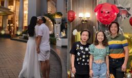 Sao Việt 14/2: Hoa hậu Hà Kiều Anh tình tứ bên chồng; Việt Hương và con gái mừng sinh nhật ông xã Hoài Phương