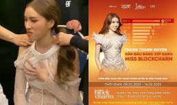 Thanh Thanh Huyền dẫn đầu bảng xếp hạng Miss Blockcharm, xúc động đến bật khóc sau đêm bán kết 