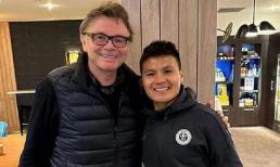 Quang Hải gặp HLV Philippe Troussier - người được chọn thay thầy Park dẫn dắt tuyển Việt Nam 