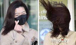 Lâu không lộ diện, 'Mợ chảnh' Jeon Ji Hyun tái xuất tại sân bay nhưng lại gặp ngay sự cố 