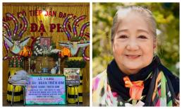 Tang lễ nghệ sĩ Thiên Kim: Không gian vắng lặng buồn bã, con trai lặng lẽ bên linh cữu