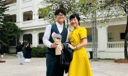 MC Thảo Vân chụp ảnh tốt nghiệp với con trai, vợ mới của nghệ sĩ Công Lý bình luận gây chú ý