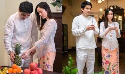 'Mỹ nhân chuyển giới đẹp nhất Thái Lan' và hôn phu làm lễ gia tiên, được nhà chồng trao vương miện 'khủng' trước hôn lễ