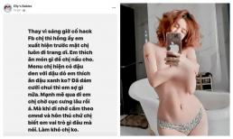 Elly Trần gây xốn xang khi bán nude, tố tình nhân của chồng Tây cưới chui và hack Facebook mình