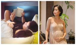 MC Liêu Hà Trinh khoe dáng thon dù tăng 6,5kg khi bầu bí 6 tháng, tiết lộ chồng cưng chiều hết mực