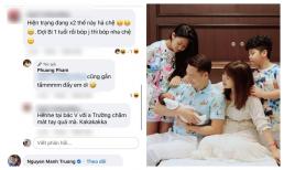 Mạnh Trường trêu vợ gấp 3 ngày xưa, bà xã đáp lại một câu đủ tái mặt