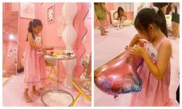 Con gái diễn viên Mai Phương cao lớn phổng phao và tự trổ tài vẽ tranh