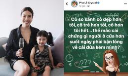 Bị người mới của chồng cũ đem ra so sánh, Pha Lê đáp trả: 'Hãy để tui yên'