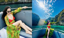 Nhật Kim Anh khoe body cực nuột với bikini 2 mảnh, nhắn nhủ ai ghen tị đừng 'cắn' mình