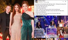 Quá khứ của Lan Khuê được đào lại hậu đảm nhận vị trí CEO của tổ chức Miss Universe Vietnam 