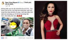 Bị cư dân mạng nhắc nhở chuyện không đội mũ bảo hiểm, Hồng Ngọc đáp thế nào mà sau đó xóa vội?