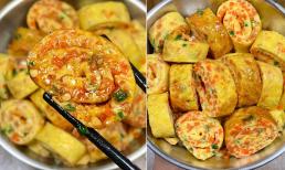 Nhà có trẻ nhỏ, đừng bỏ qua món trứng cuộn rau củ, xúc xích siêu ngon này, các bé thích mê 