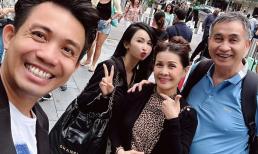 Vợ hai của đại gia Minh Nhựa chứng minh mối quan hệ thân thiết với bố mẹ chồng khi đi du lịch nước ngoài 