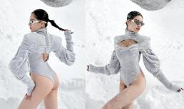 Thanh Thanh Huyền mang 10 bộ bikini qua Mỹ, chịu lạnh để chụp ảnh với tuyết